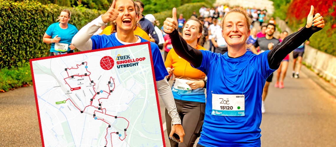 Parcours Singelloop Utrecht